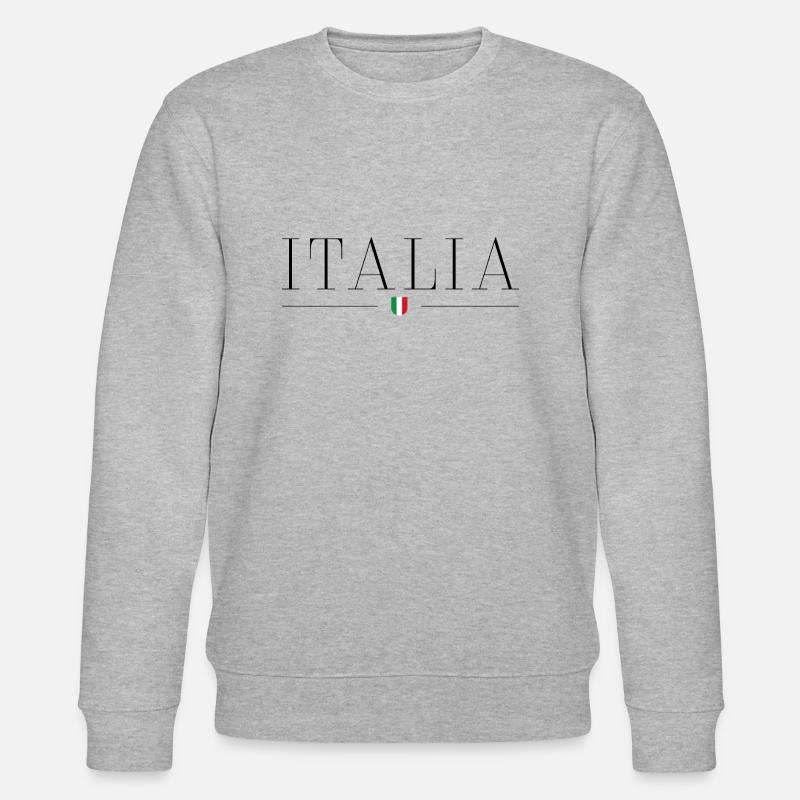 Ich liebe Italien - Stanley/Stella Unisex Bio-Sweatshirt CHANGER  - Grau meliert