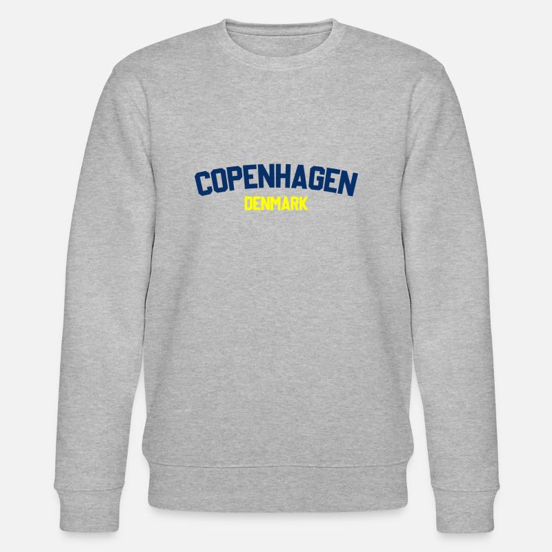 Copenhague Danemark - Sweat bio CHANGER Stanley/Stella Unisexe - gris chiné