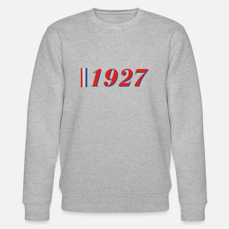 Year 1927 - Stanley/Stella CHANGER Unisex Organic Sweatshirt - heather grey