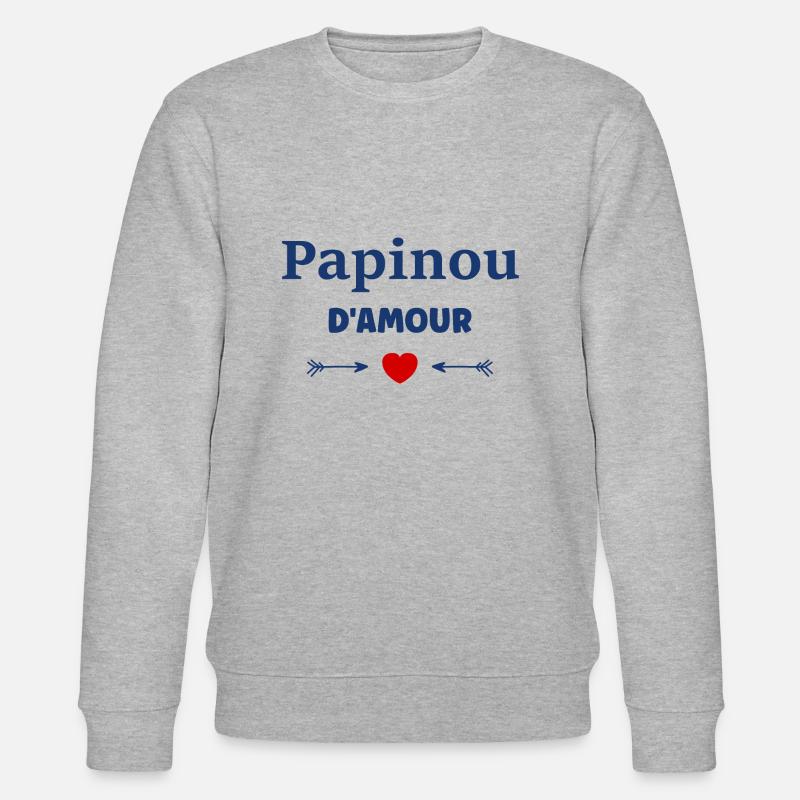 Papinou - Sweat bio CHANGER Stanley/Stella Unisexe - gris chiné