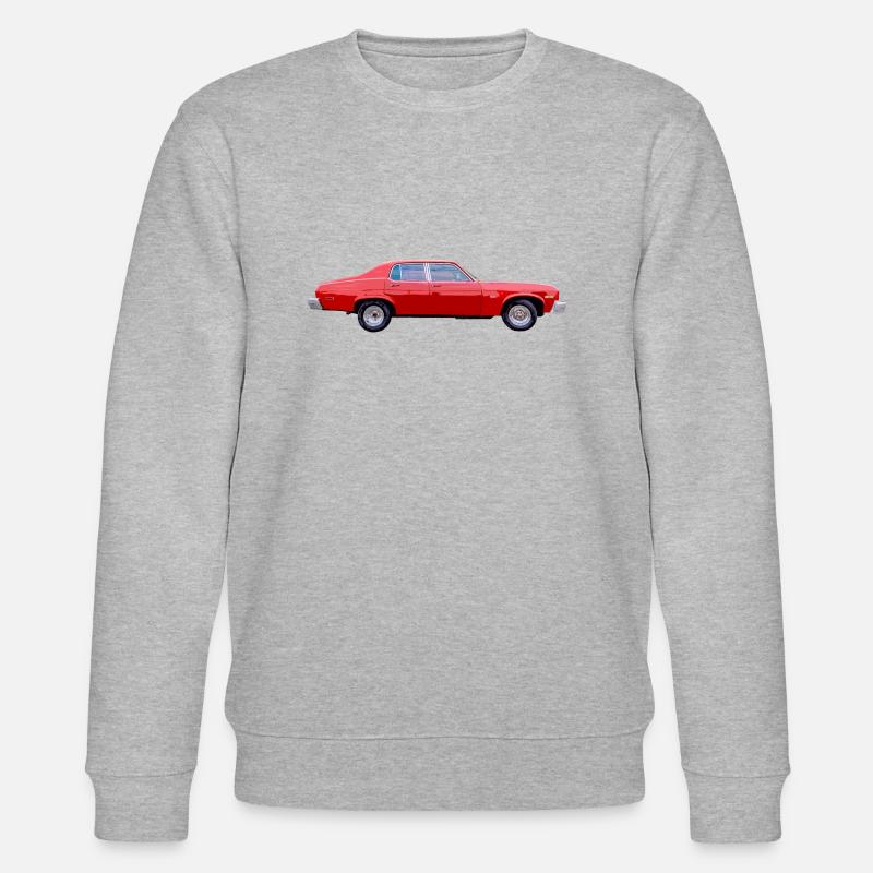 Altes amerikanisches Auto - Stanley/Stella Unisex Bio-Sweatshirt CHANGER  - Grau meliert