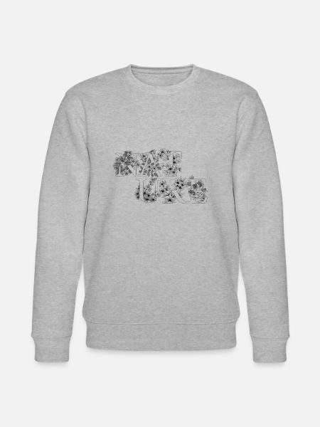 Nærhed til naturen - Stanley/Stella økologisk unisex-sweatshirt CHANGER  - grå meleret