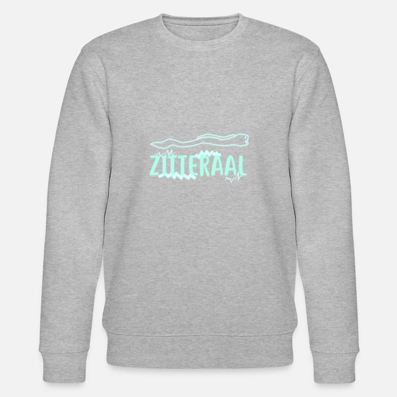 Zitteraal - Stanley/Stella Unisex Bio-Sweatshirt CHANGER - Grau meliert
