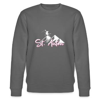 St anton - Stanley/Stella Unisex Bio-Sweatshirt CHANGER  - Burgunderrot - Vorne - Nik (191cm) & Marisol (170cm)