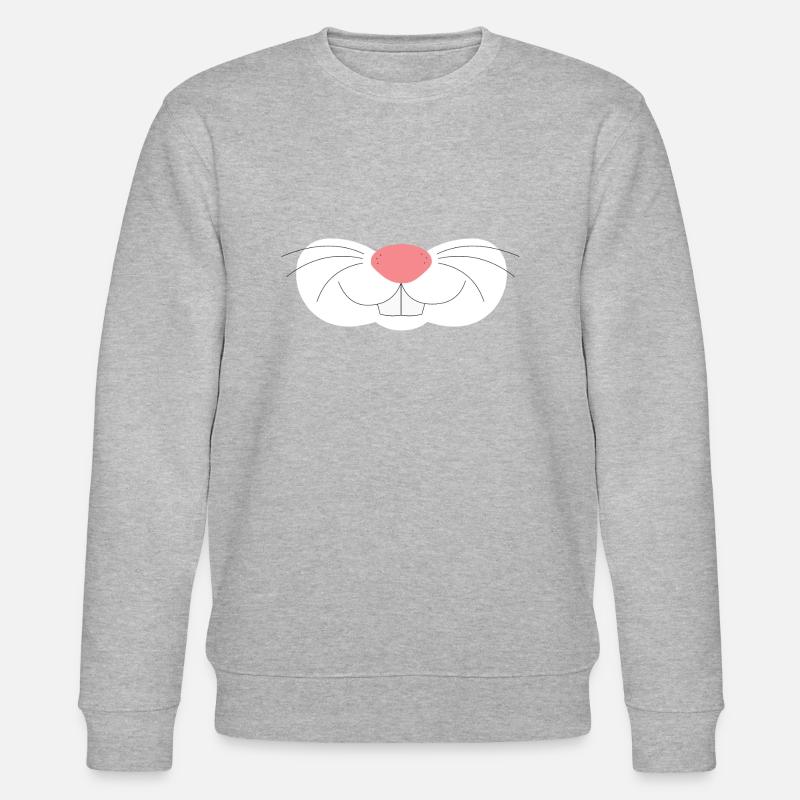 Nez de lapin mignon - Sweat bio CHANGER Stanley/Stella Unisexe - gris chiné