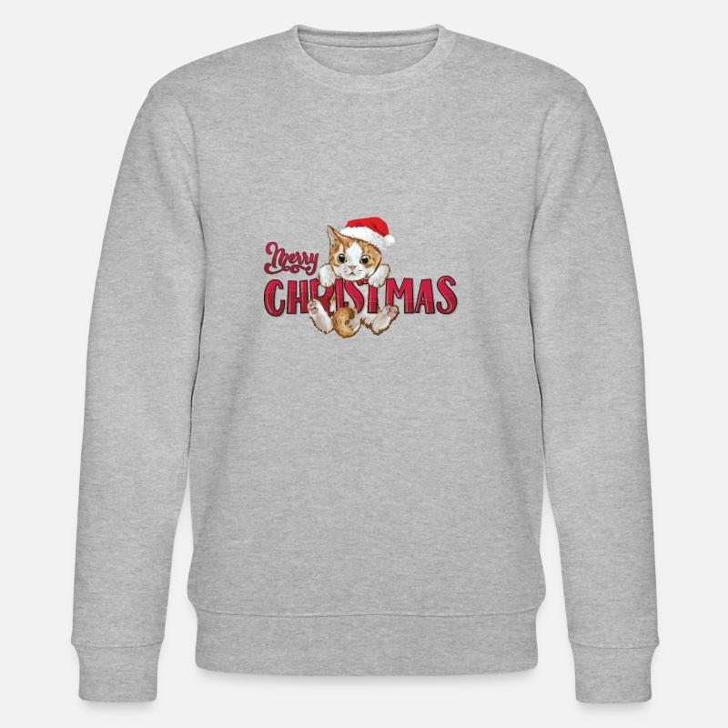 Merry christmas - Stanley/Stella Unisex Bio-Sweatshirt CHANGER  - Grau meliert