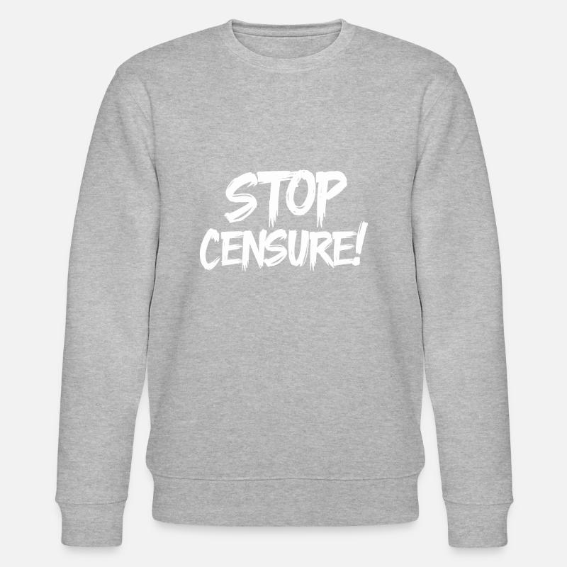 Stop censure - Sweat bio CHANGER Stanley/Stella Unisexe - gris chiné