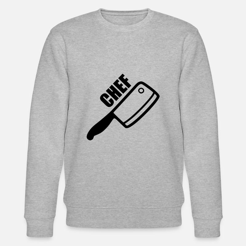 chef cuisinier - Sweat bio CHANGER Stanley/Stella Unisexe - gris chiné