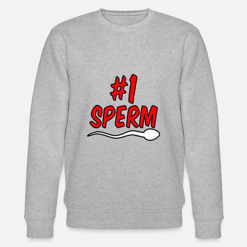 Nr 1 Sperma - Stanley/Stella Unisex Bio-Sweatshirt CHANGER  - Grau meliert