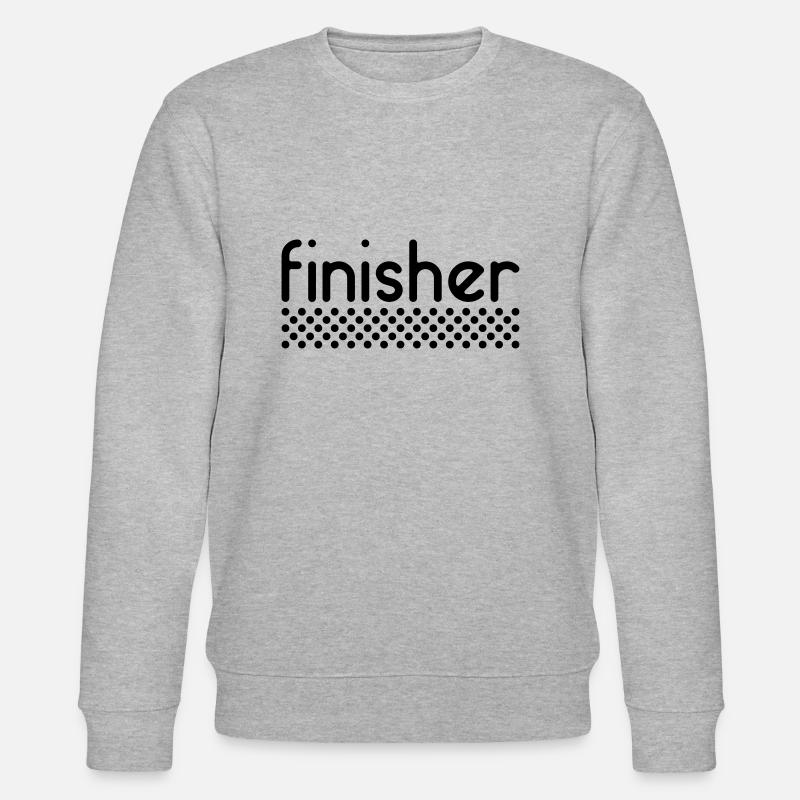 Marathon Finisher - anpassbar - Stanley/Stella Unisex Bio-Sweatshirt CHANGER  - Grau meliert