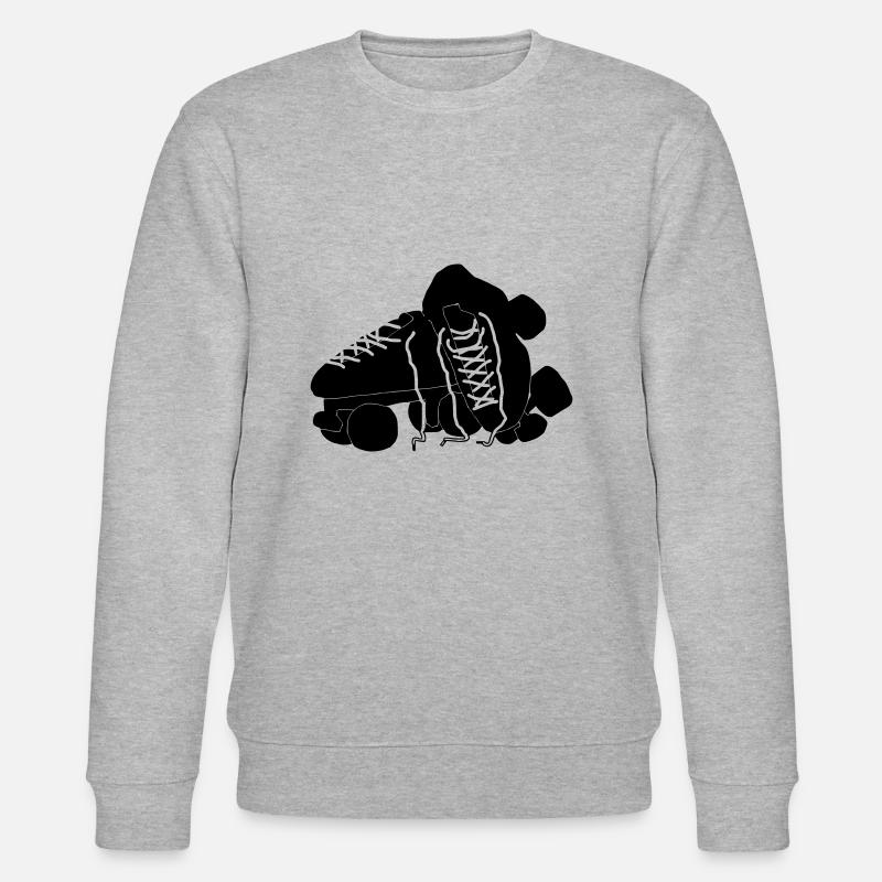 Rollschuhe - Stanley/Stella Unisex Bio-Sweatshirt CHANGER  - Grau meliert