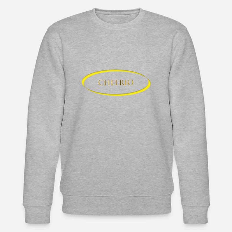 cheerio sei heiter - Stanley/Stella Unisex Bio-Sweatshirt CHANGER  - Grau meliert