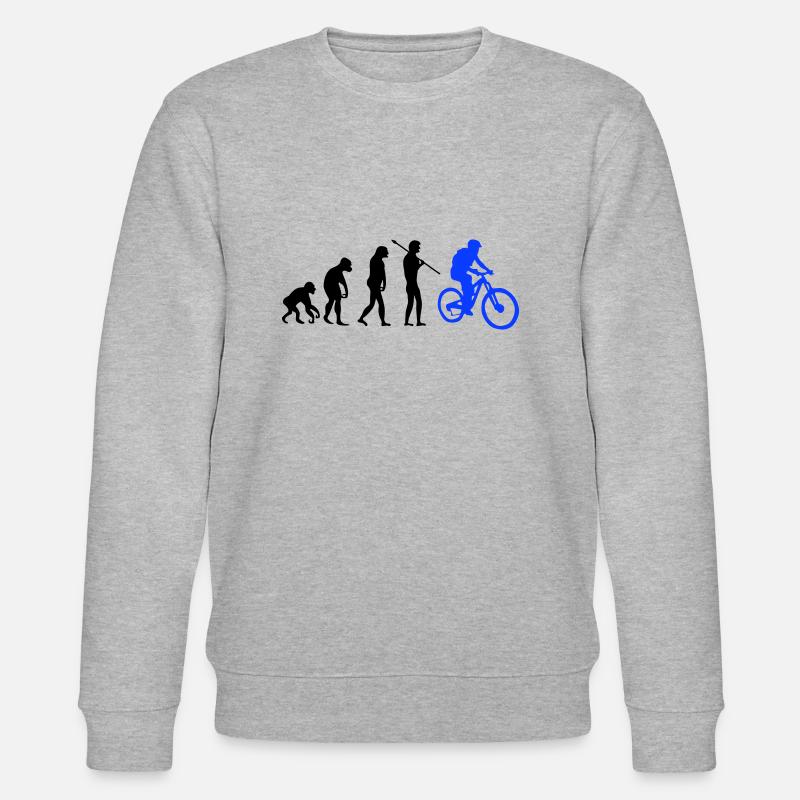 Biker Evolution - Stanley/Stella Unisex Bio-Sweatshirt CHANGER  - Grau meliert
