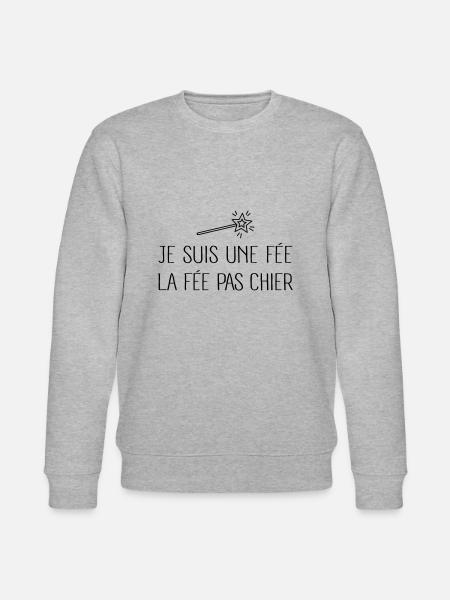 Je Suis Une Fée - Sweat bio CHANGER Stanley/Stella Unisexe - gris chiné