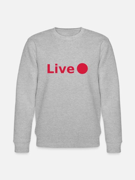 Live - Stanley/Stella Unisex Bio-Sweatshirt CHANGER - Grau meliert