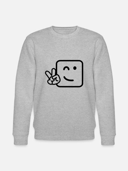 Cool face - Stanley/Stella CHANGER Unisex Organic Sweatshirt - heather grey