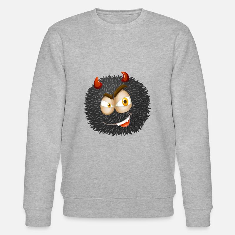 Monster - Stanley/Stella Unisex Bio-Sweatshirt CHANGER  - Grau meliert