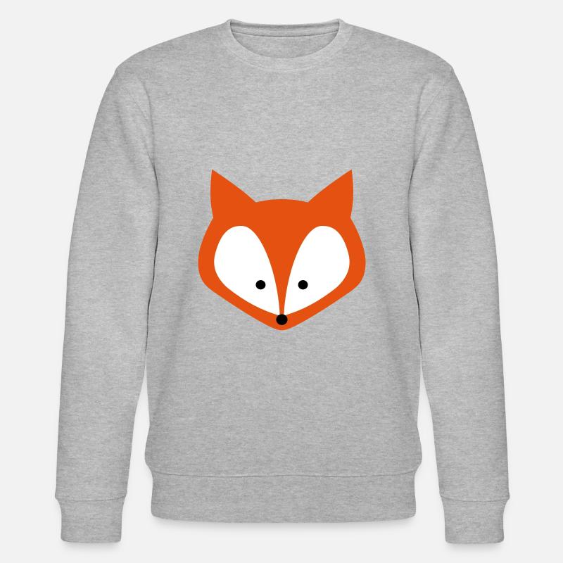 Fuchs - Stanley/Stella Unisex Bio-Sweatshirt CHANGER  - Grau meliert