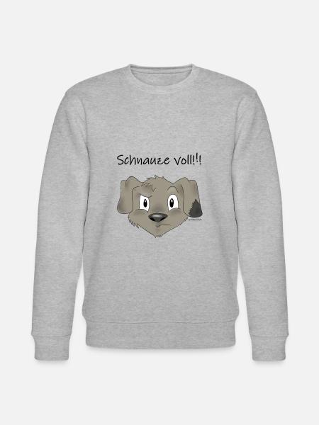 Snout full of Fridolin - Stanley/Stella CHANGER Unisex Organic Sweatshirt - heather grey