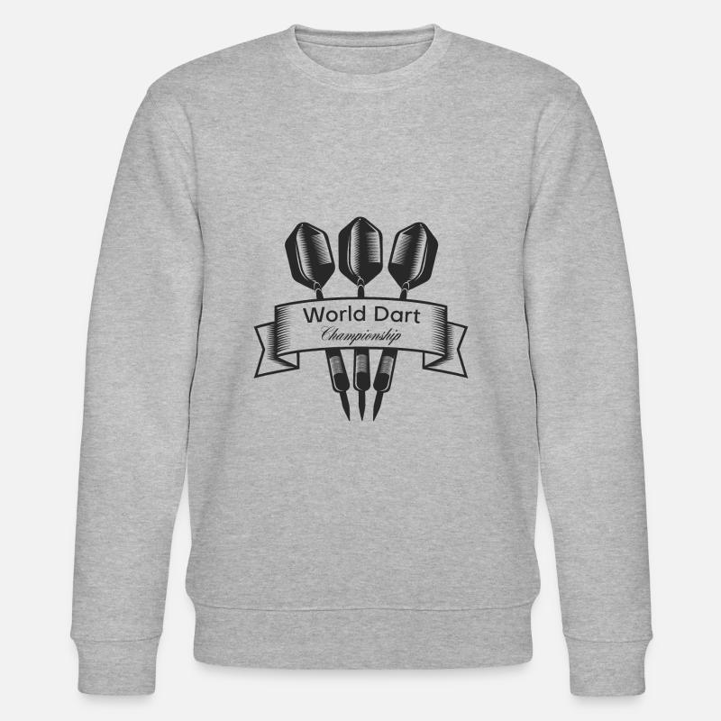 Championnat mondial de fléchettes - Sweat bio CHANGER Stanley/Stella Unisexe - gris chiné