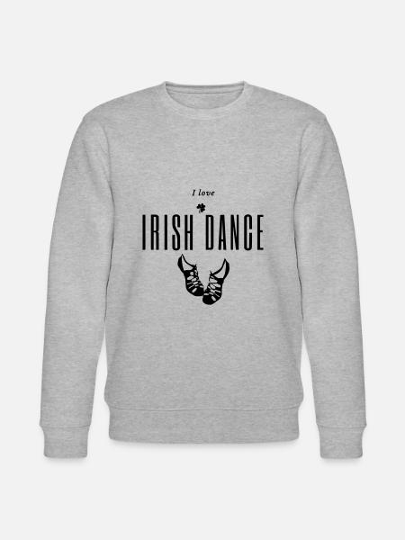 irish love 2 - Stanley/Stella CHANGER Unisex Organic Sweatshirt - heather grey