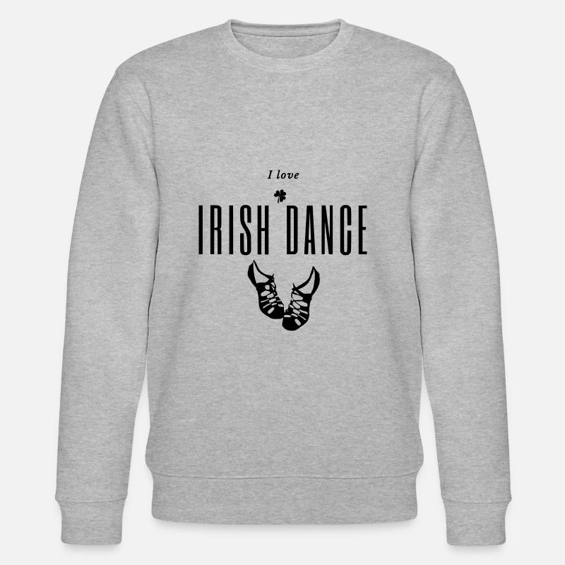 irish love 2 - Stanley/Stella Unisex Bio-Sweatshirt CHANGER  - Grau meliert