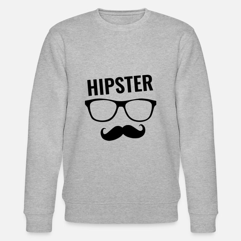 Hipster - Stanley/Stella Unisex Bio-Sweatshirt CHANGER  - Grau meliert