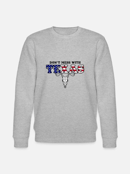 Don't Mess With Texas - Stanley/Stella CHANGER Unisex Organic Sweatshirt - heather grey