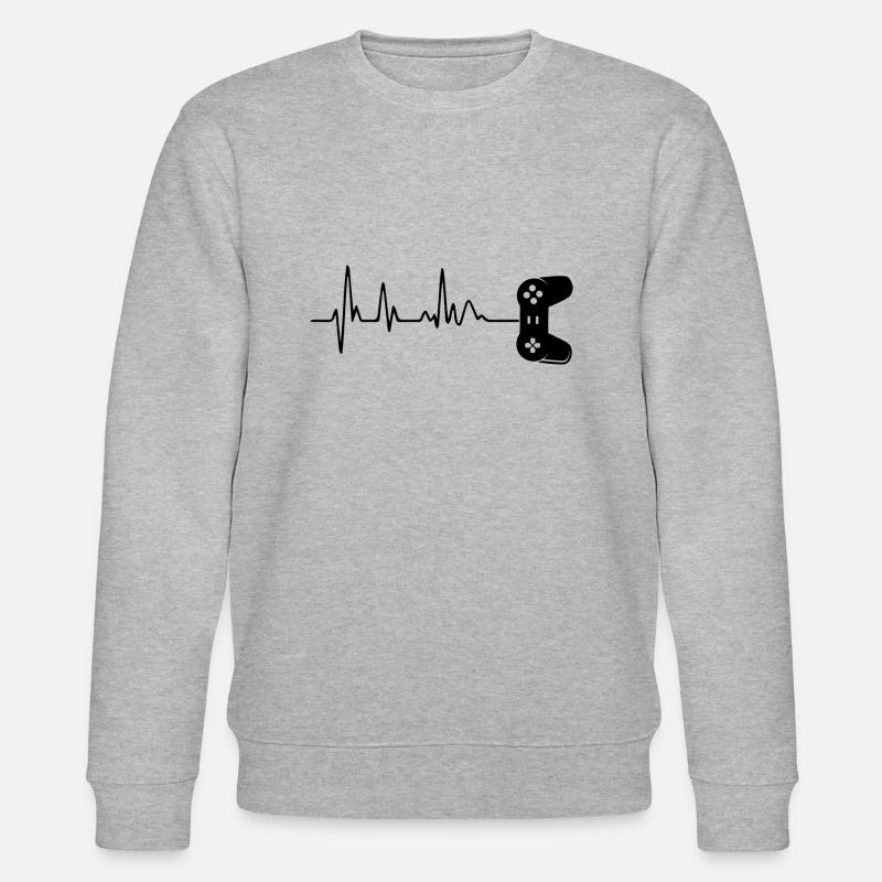 Gaming Gamer - Stanley/Stella Unisex Bio-Sweatshirt CHANGER  - Grau meliert