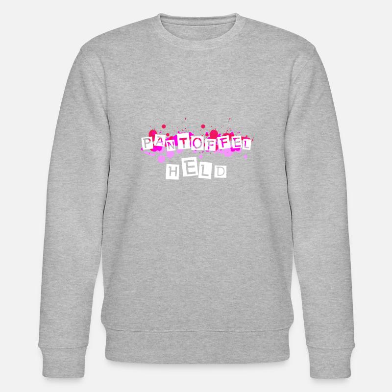 Pantoffelheld Junggesellenabschied - Stanley/Stella Unisex Bio-Sweatshirt CHANGER - Grau meliert