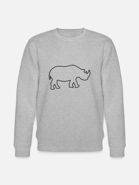 nashorn - Stanley/Stella Unisex Bio-Sweatshirt CHANGER  - Grau meliert