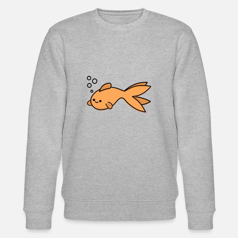 Poisson rouge - Sweat bio CHANGER Stanley/Stella Unisexe - gris chiné