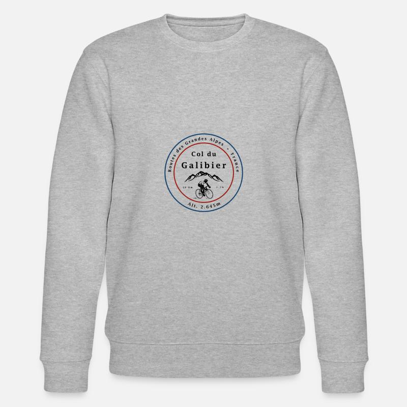 Col du Galibier - Stanley/Stella Unisex Bio-Sweatshirt CHANGER  - Grau meliert