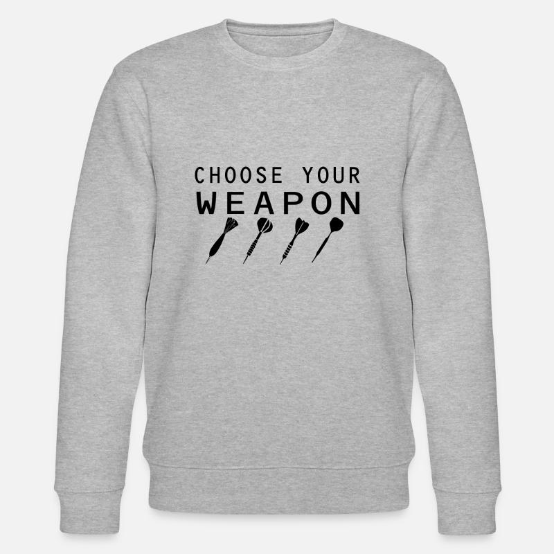 Fléchettes - Sweat bio CHANGER Stanley/Stella Unisexe - gris chiné