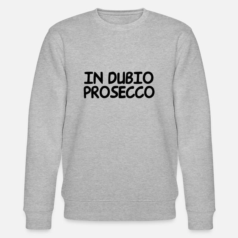 in dubio prosecco - Stanley/Stella CHANGER Unisex Organic Sweatshirt - heather grey