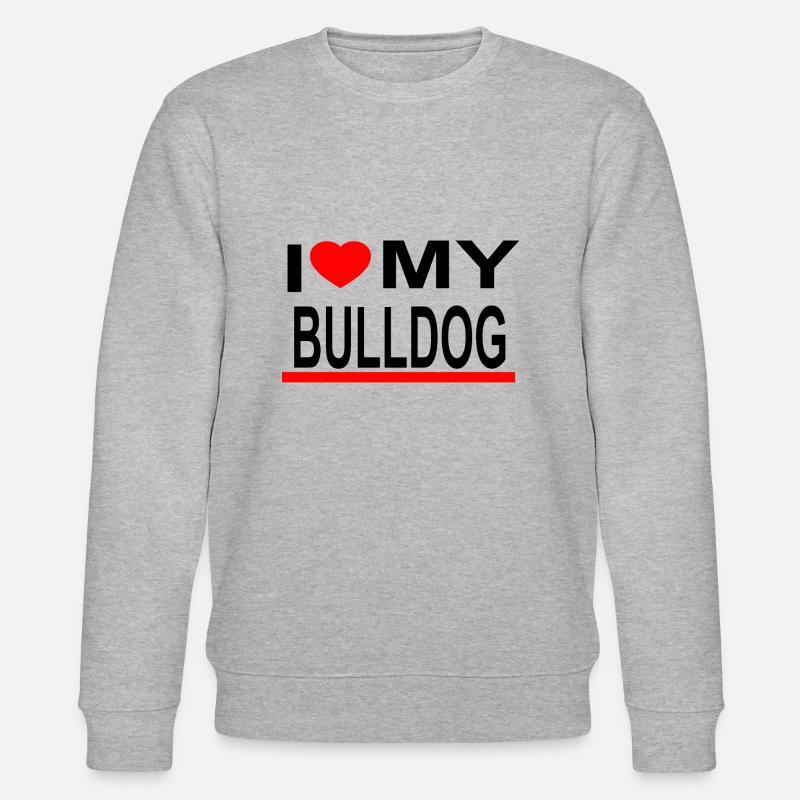 Bulldoge - Stanley/Stella Unisex Bio-Sweatshirt CHANGER  - Grau meliert