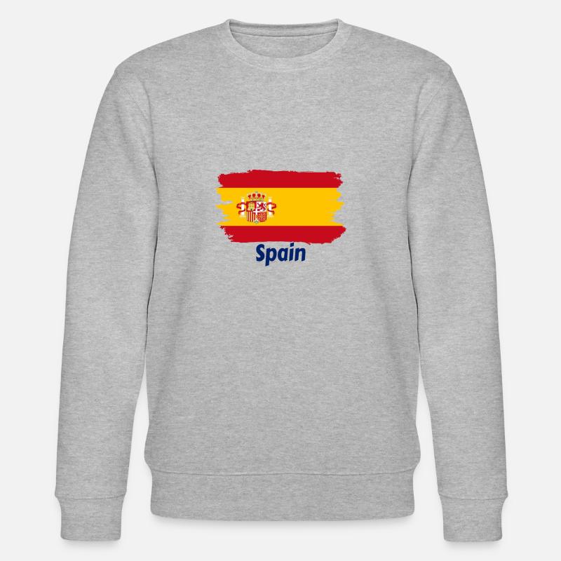 Drapeau de l’Espagne - Sweat bio CHANGER Stanley/Stella Unisexe - gris chiné