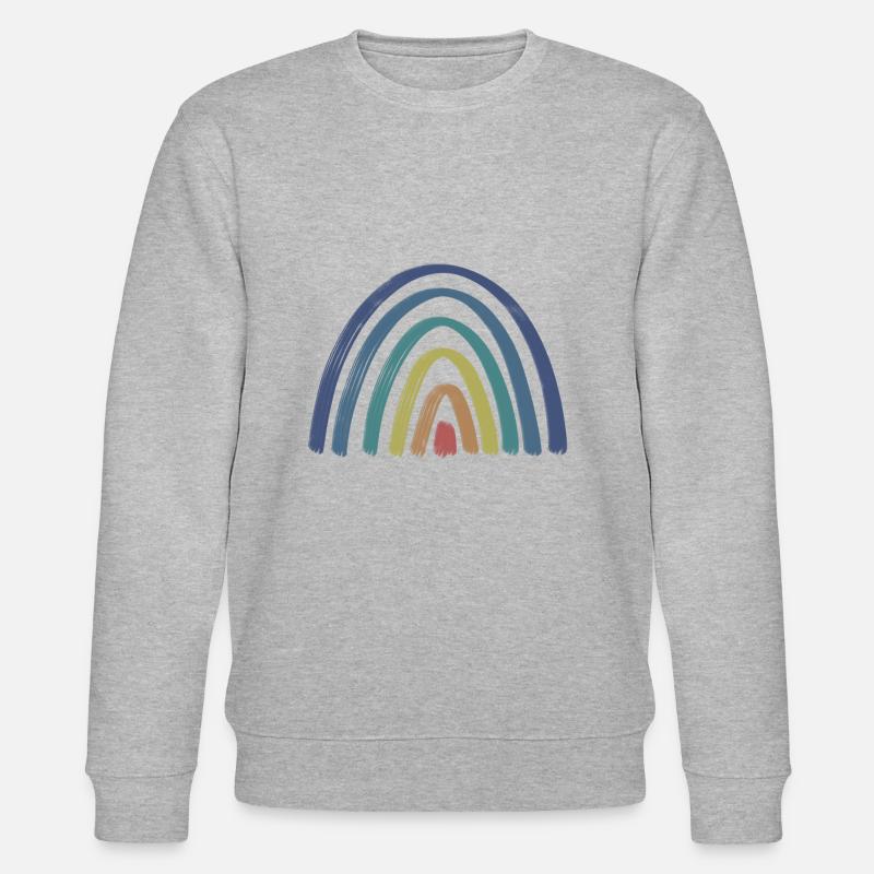 Regenbogen - Stanley/Stella Unisex Bio-Sweatshirt CHANGER  - Grau meliert