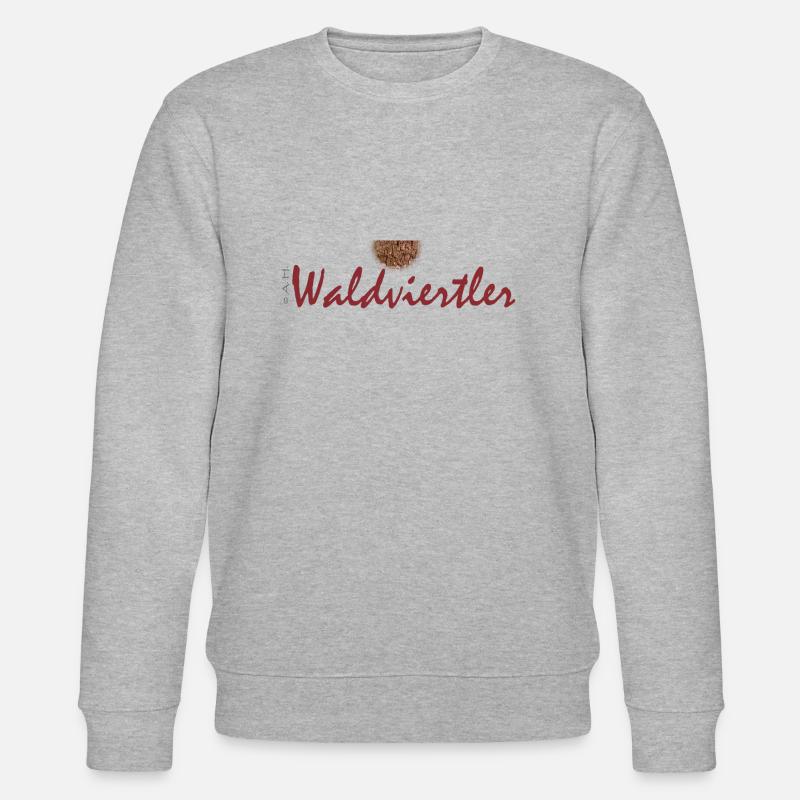 Waldviertler 9 - Stanley/Stella Unisex Bio-Sweatshirt CHANGER  - Grau meliert