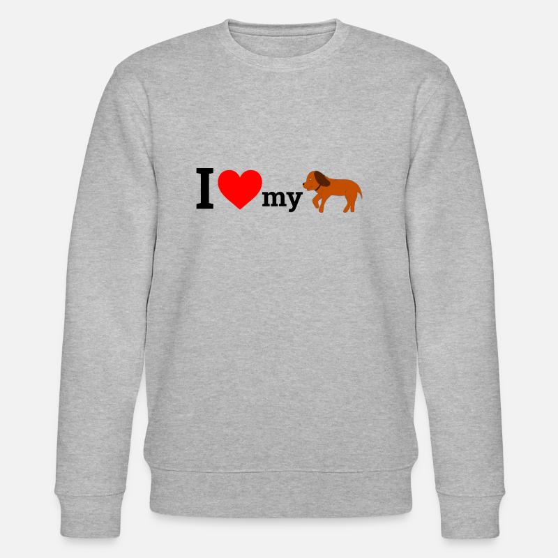 Amour de chien - Sweat bio CHANGER Stanley/Stella Unisexe - gris chiné