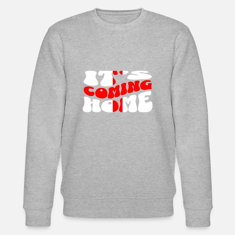 IT'S COMING HOME - Stanley/Stella CHANGER Unisex Organic Sweatshirt - heather grey