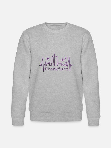 besser stadt Frankfurt - Stanley/Stella Unisex Bio-Sweatshirt CHANGER  - Grau meliert