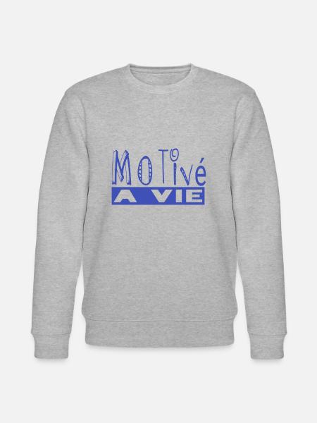 Motivated for life - Stanley/Stella CHANGER Unisex Organic Sweatshirt - heather grey