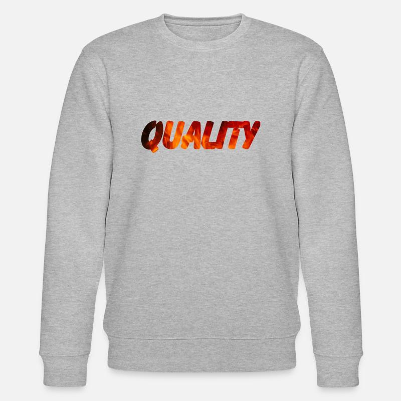 Quality feu - Sweat bio CHANGER Stanley/Stella Unisexe - gris chiné