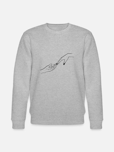 Hand in hand - Stanley/Stella Unisex Bio-Sweatshirt CHANGER - Grau meliert