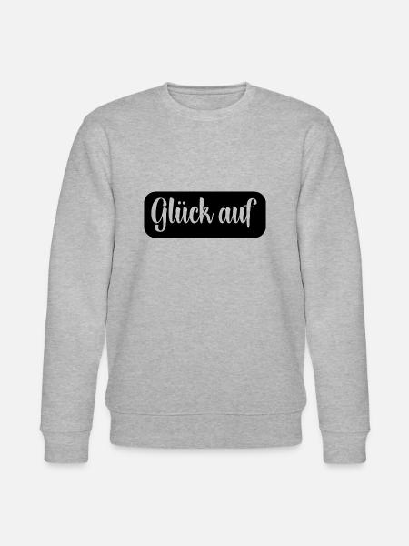 Glück auf Gruß - Stanley/Stella Unisex Bio-Sweatshirt CHANGER - Grau meliert