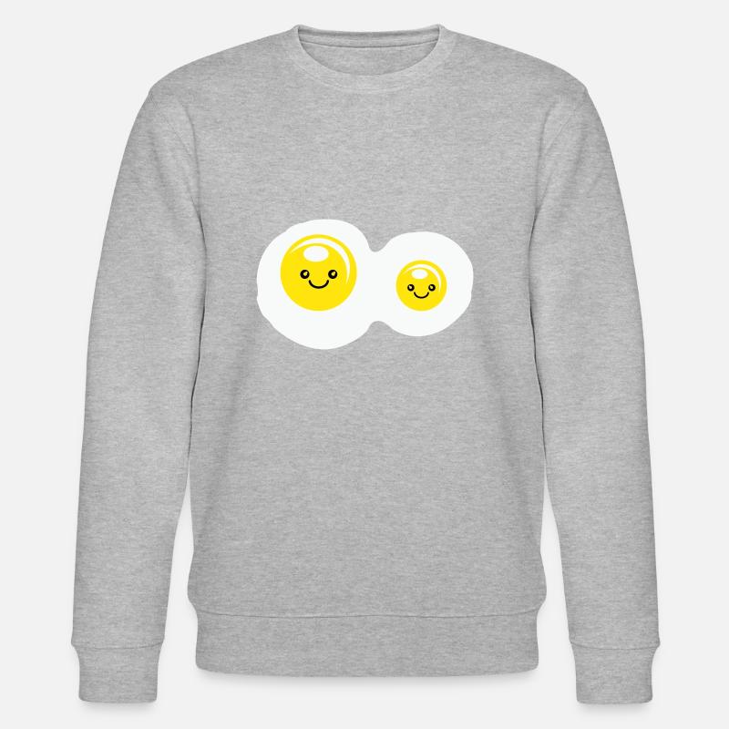 spiegeleier - Stanley/Stella Unisex Bio-Sweatshirt CHANGER  - Grau meliert