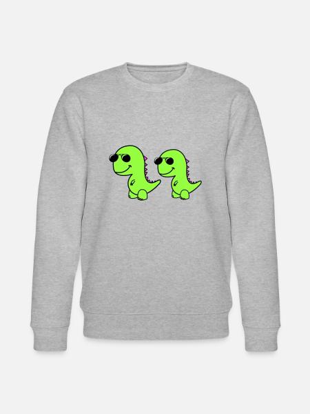 Cool Dinos - Stanley/Stella CHANGER Unisex Organic Sweatshirt - heather grey