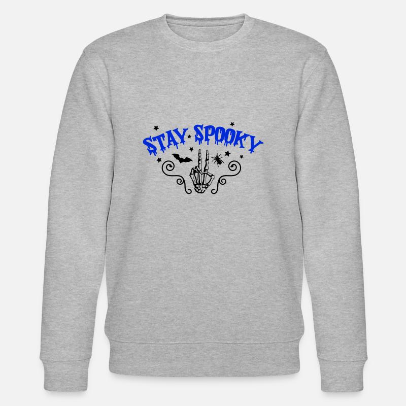 Restez effrayant - Sweat bio CHANGER Stanley/Stella Unisexe - gris chiné