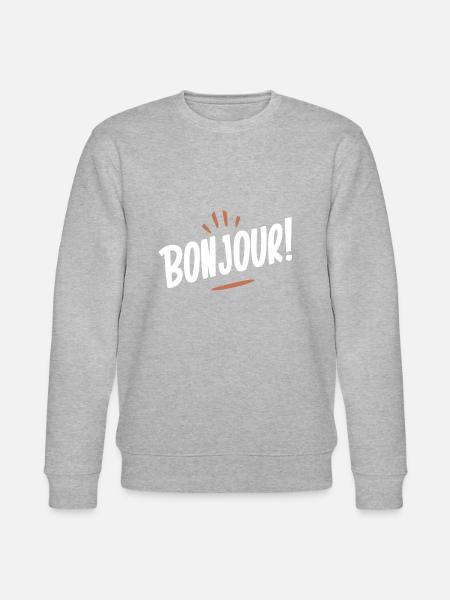 Bonjour! - Sweat bio CHANGER Stanley/Stella Unisexe - gris chiné